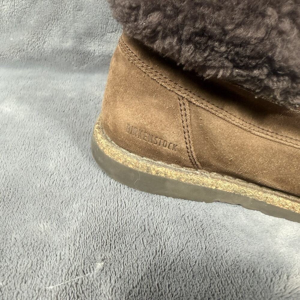 Birkenstock Shearling Suede Ankle Boots EU 37 Women's 6/6.5 Cozy Casual Comfort - Picture 4 of 11